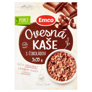 Ovsená kaša s čokoládou 5x55g Emco 2