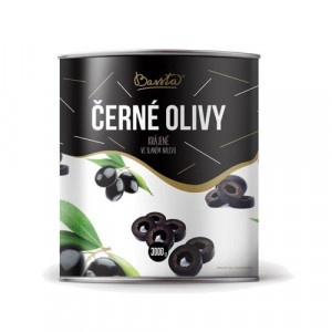 Olivy čierne krájané plech 3000g Bassta 7