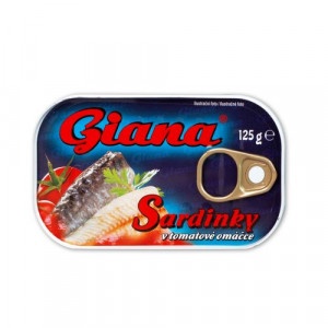 Sardinky v paradajkovej omáčke 125g Giana 5