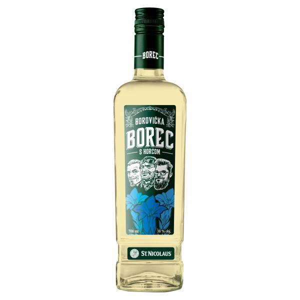 BOREC Borovička s horcom 38% 0,7 l 1