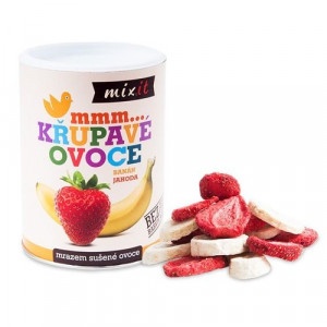 Chrumkavé ovocie Banán a jahoda 80g, Mixit 8