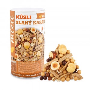 Müsli Slaný karamel 490g, Mixit 18
