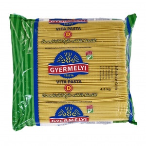 Cestoviny Makaróny semolinové 4,5kg Gyermelyi 4