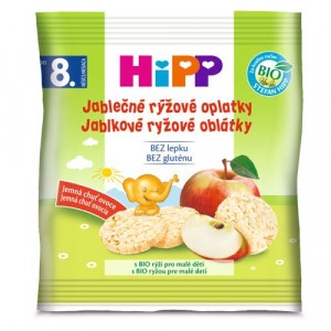 HiPP BIO Jablkové ryžové oblátky, 30g 22
