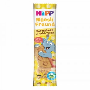 HiPP BIO Müsli Maslové sušienky-Jablko-Vanilka 20g 19 HiPP BIO Müsli Maslové sušienky-Jablko-Vanilka 20g 19