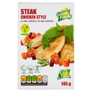 Vegánsky Steak chicken style 145g, Goody Foody 18