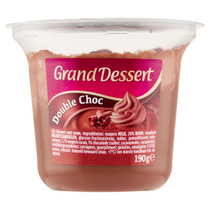 Grand Dessert Double Choc EHRMANN 190g VÝPREDAJ 3 Grand Dessert Double Choc EHRMANN 190g VÝPREDAJ 3