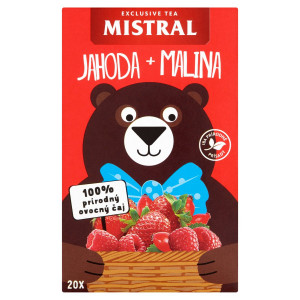 Mistral Jahoda+malina ovoc. čaj s príchuť. 20x2,2g 6