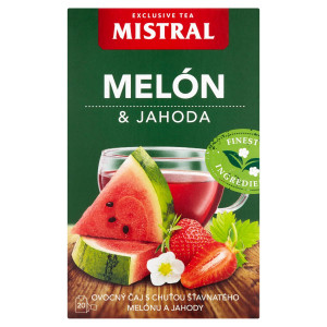 Mistral Melón & jahoda ovocný čaj 20x2g 10