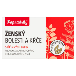 Popradský Ženský bolesti a kŕče byl. čaj 15x1,5g 22 Popradský Ženský bolesti a kŕče byl. čaj 15x1,5g 22