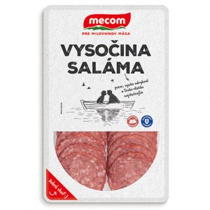 Saláma Vysočina 75g OA, Mecom 19