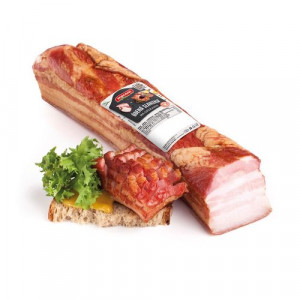 Slanina údená na opekanie cca 600g, Mecom 20