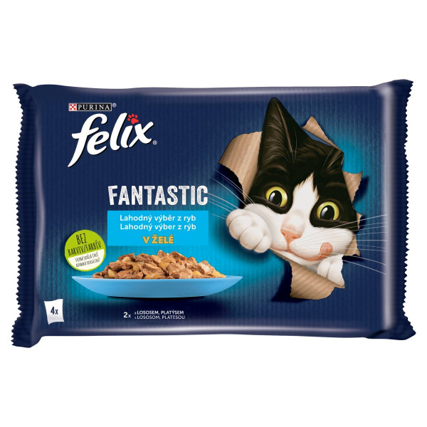 Felix Fantastic lahodný výber z rýb v želé 4x85g 1