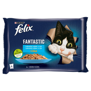 Felix Fantastic lahodný výber z rýb v želé 4x85g 2