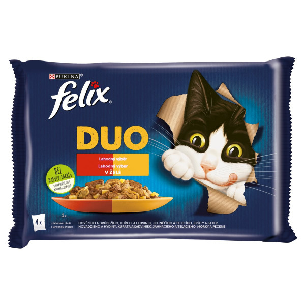 Felix Fantastic Duo lahodný výber z mäsa 4x85g 1