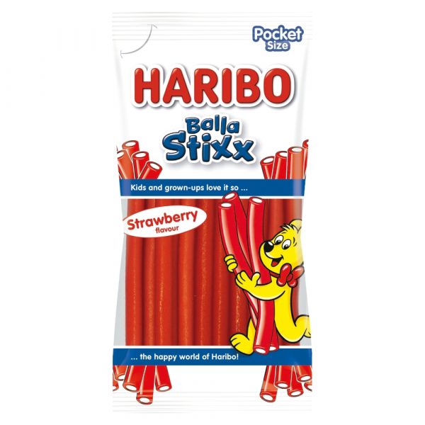 Haribo Balla Stixx strawberry 80g 1