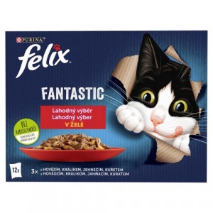 Felix Fantastic lahodný výber z mäsa v želé 12x85g 4