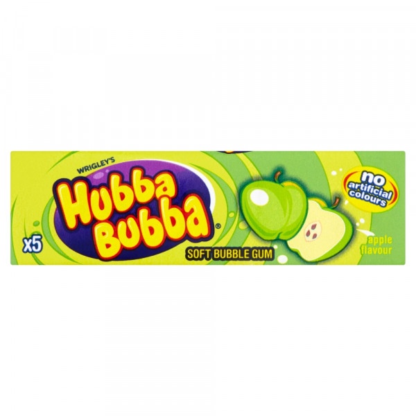 Wrigley's Hubba Bubba Apple žuvačky 5ks/35g 1