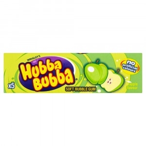 Wrigley's Hubba Bubba Apple žuvačky 5ks/35g 10