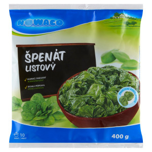 Mrazený Špenát listový porcie 400g Nowaco 10