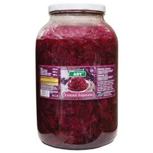 Kapusta červená v sladkokyslom náleve 3720ml (3300g) Ady 3