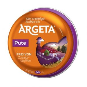 Paštéta mäsová morčacia 95g, Argeta 12