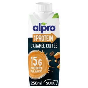 Alpro High Protein sójový nápoj slaný karamel káva 250ml 2