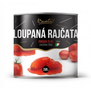 Paradajky lúpané celé 2,5kg Bassta 18