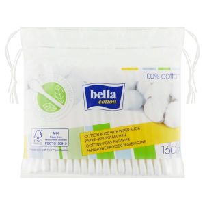 Bella Vatové tyčinky s papierovou paličkou 160 ks 14 Bella Vatové tyčinky s papierovou paličkou 160 ks 14