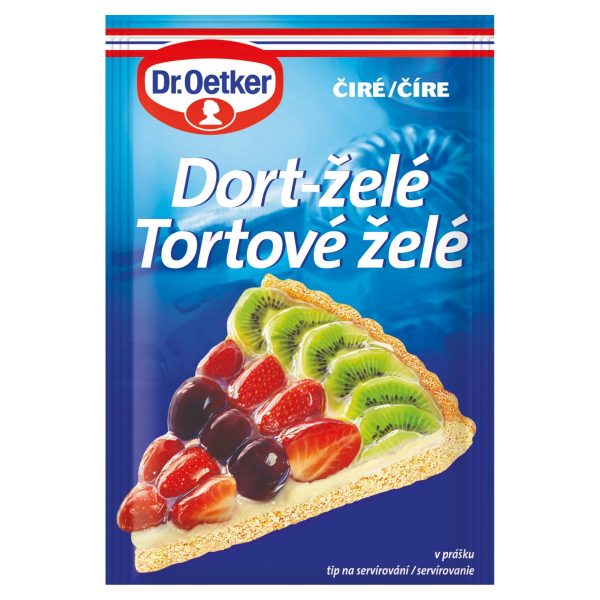 Tortové želé v prášku, číre 10g Dr. Oetker 1