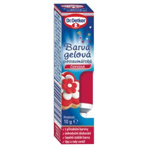 Farba gélová potravinárska červená 10g Dr. Oetker 9
