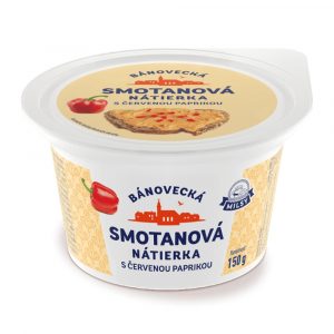Bánovecká nátierka s červenou paprikou MILSY 150g 16