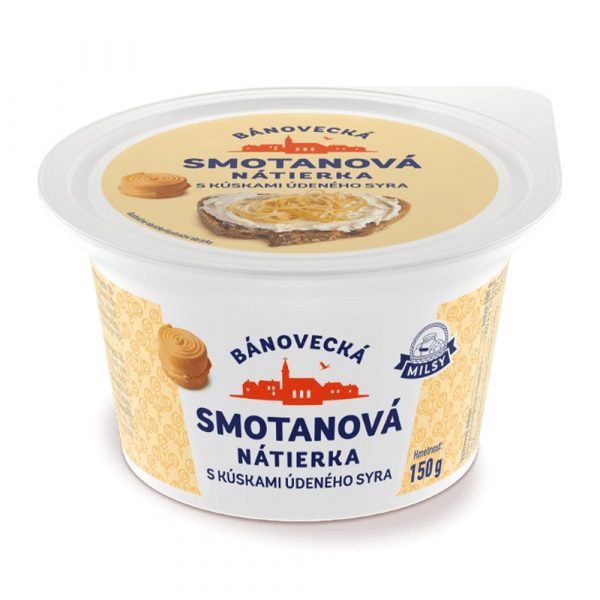 Bánovecká nátierka s údeným syrom MILSY 150g 1