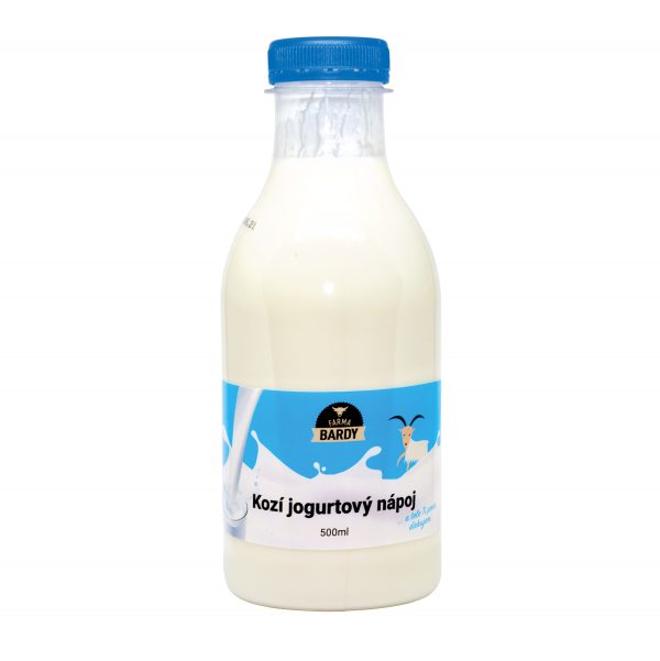 Jogurtový nápoj kozí natural 500ml Farma Bardy 1