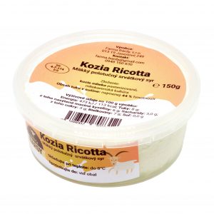 Syr kozí Ricotta 150g Farma Bardy 12
