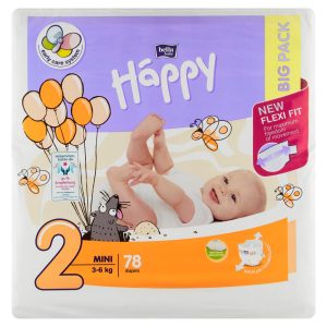Bella Baby Happy jednorazové plienky 2 Mini 78ks 8