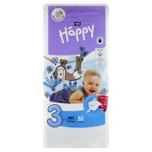 Bella Baby Happy jednorazové plienky 3 Midi 52ks 9