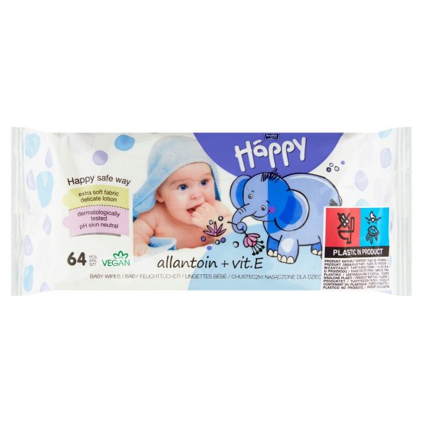 Bella Baby Happy vlhčené obrúsky 64ks 1