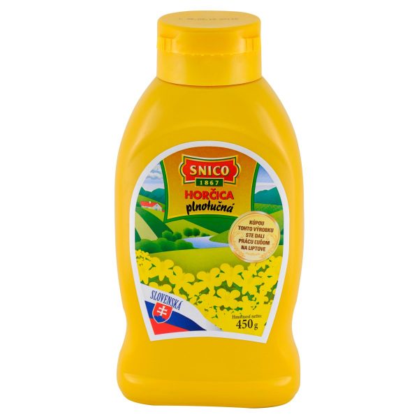 Horčica plnotučná 450g Snico 1