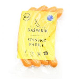 Párky Spišské cca 180g Gašparík 18