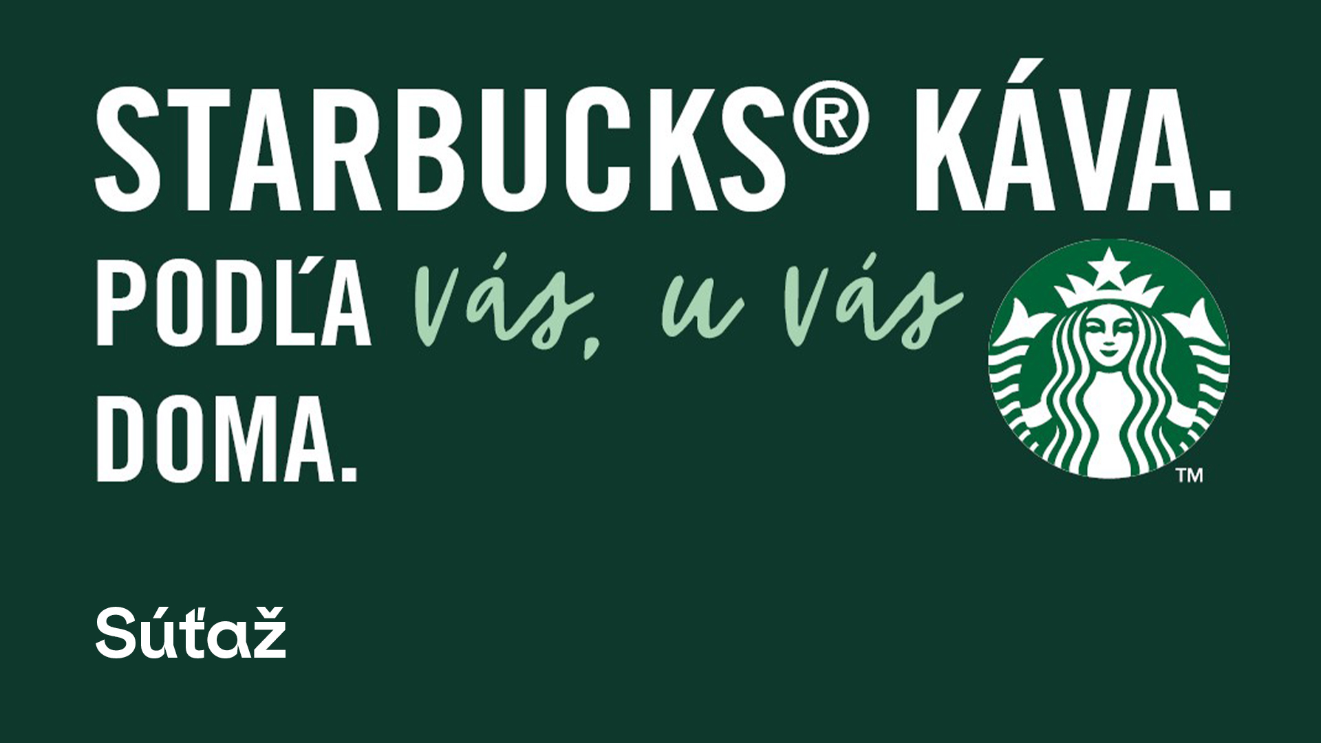 Súťaž so Starbucks