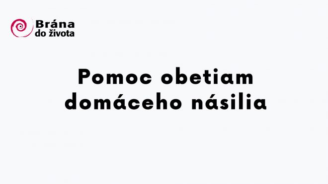 Pomoc obetiam domáceho násilia