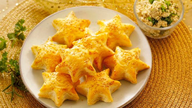 Slané hviezdičky plnené Lunter tofu