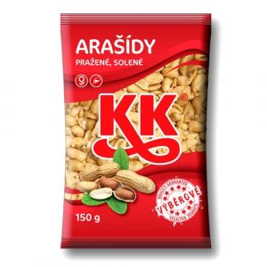 Arašidy lúpané pražené solené KK 150g Alika 23