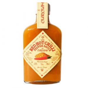 Red Hot Chilli Pepper Sauce Curcuma 220g 13