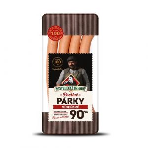 Párky Poctivé viedenské 180g, KU 16