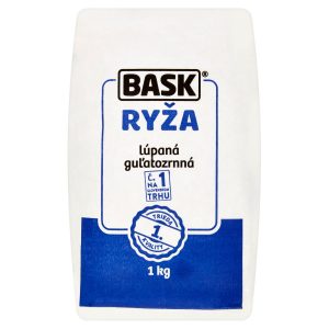 Ryža Guľatozrnná lúpaná 1kg Bask 4