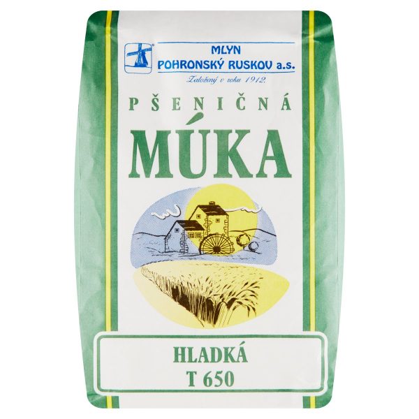 Múka pšeničná hladká T650 1kg Mlyn 1