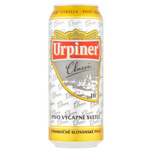 Pivo Urpiner Classic 10% svetlé výčapné 500ml *ZO 5
