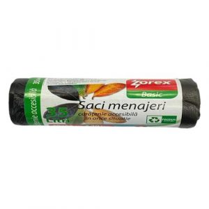 Vrecia na odpad čierne 35l 49x58cm 20ks Zorex 3